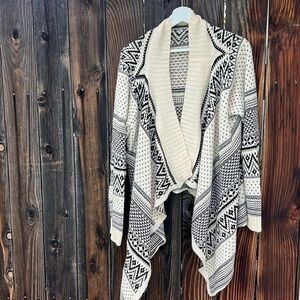 Toto collection sweater size 1XL waterfall duster cardigan